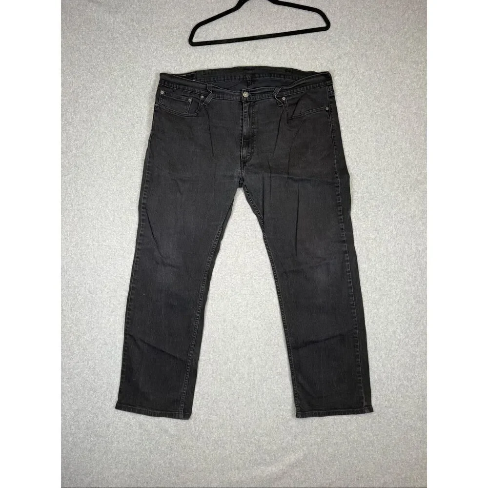 Levi's 559 Men's Size 40x32 Black Relaxed Straight Leg Jeans